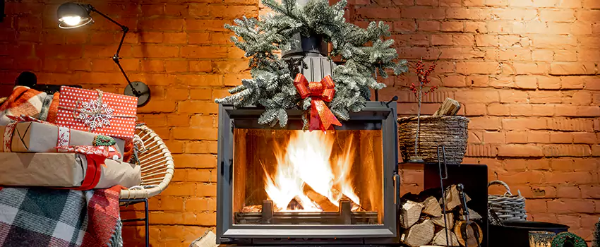 Travis Industries Linear Gas Fireplace Installation in Chicago Ridge, Illinois