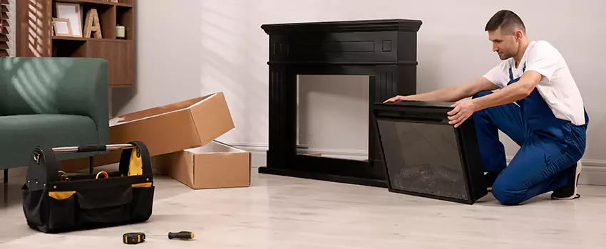 Old Rusted Metal Fireplace Repair And Replacement in Chicago Ridge, IL