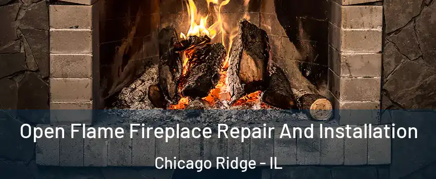  Open Flame Fireplace Repair And Installation Chicago Ridge - IL